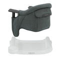 Inglesina Fast Table Chair - Charcoal Gray Melange + Fast Dining Tray - Portable Baby High Chair - for Babies & Toddlers up to 37 lbs - Fits Tables 0.8'' to 3.5'' Thick - Compact - Travel Bag Included