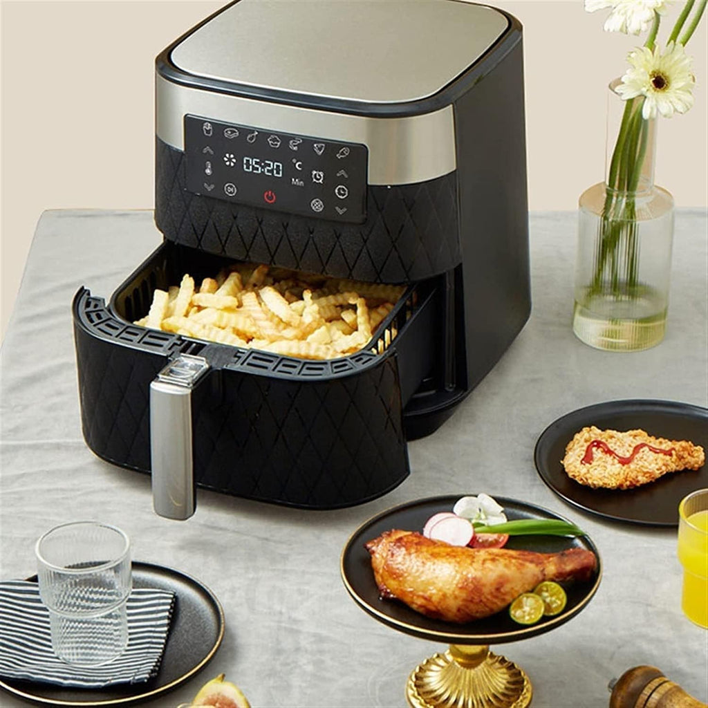 Air Fryer Oven Combo 5.5QT Large Cooker Customizable 7 Presets to Set your Preferred Cooking Results Nonstick and Dishwasher-Safe Basket vision