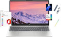 HP 2025 Pavilion 15.6' FHD Touchscreen Laptop, with Free Lifetime Microsoft Office 2024, Intel Core i7-1355U, 16GB RAM, 1TB SSD, Windows 11 Pro, Natural Silver, Copilot, with USB Hub & Stylus Pen