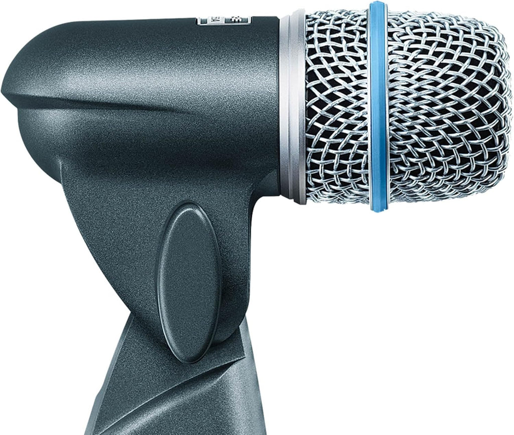 Shure BETA 56A Snare and Tom Microphone - Supercardioid Swivel-Mount Dynamic Drum Mic for Close Miking, Equipped with Shock Mount for Sound Isolation, Dynamic Locking Stand Adapter, Steel Mesh Grille