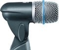 Shure BETA 56A Snare and Tom Microphone - Supercardioid Swivel-Mount Dynamic Drum Mic for Close Miking, Equipped with Shock Mount for Sound Isolation, Dynamic Locking Stand Adapter, Steel Mesh Grille