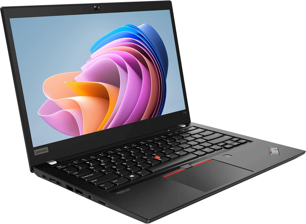 Lenovo Thinkpad T14 (Gen 1) 14'' Laptop, i5 10310U 1.7Ghz, 16GB DDR4, 1TB NVMe SSD, 1080p Full HD, Thunderbolt 3, HDMI, Webcam, Windows 11 Pro (Renewed), Black