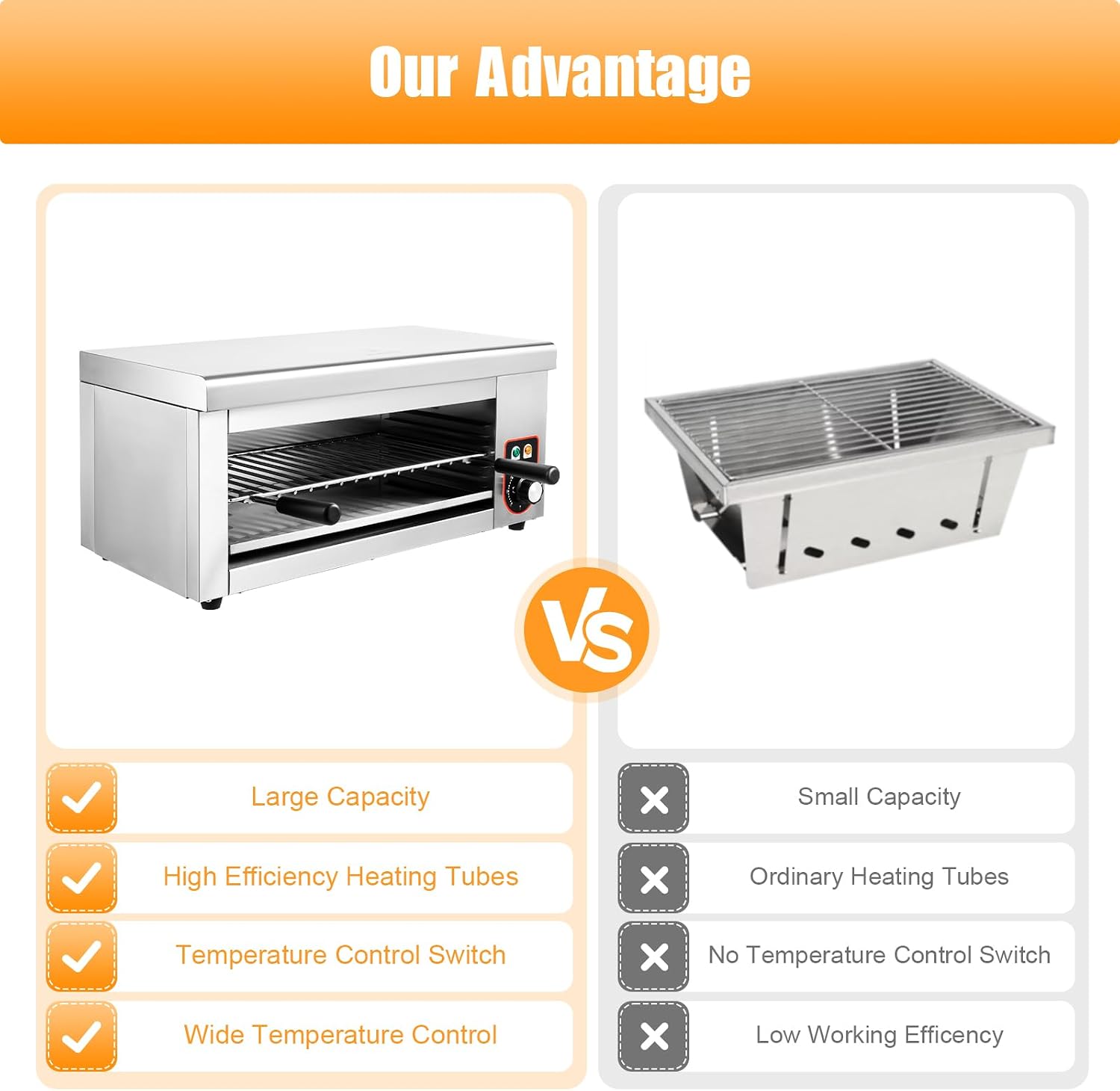Electric Cheese Melter Cheesemelter Grill Air Fryer Toaster Oven Countertop Convection Oven Electric Indoor Grill 120-570°F Commercial Cheese Melter Raclette Grill Cheesemelter Broiler