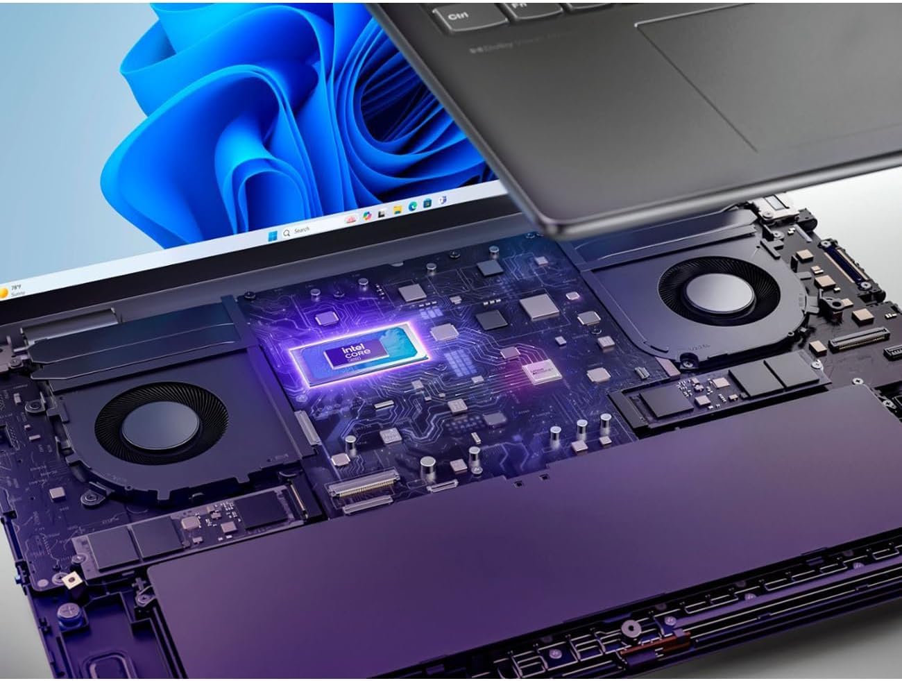 Lenovo Yoga 7i 2-in-1 Laptop, 16' 2K Touchscreen Display, Core Ultra 7 155U (Up to 4.80 GHz), 16GB DDR5, 512GB PCIe SSD, Wi-Fi 6E, Backlit KB, FP Reader, TB 4, Webcam, Keypad, PDG HDMI, Win 11 Pro