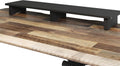 Vari Modern Monitor Riser - Large Dual Monitor Stand - Elevated Desk Shelf for Home Office Organization - Durable and Lightweight - Ideal for Computer and Gaming Setup - Black, 40'x10'x4'