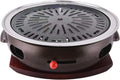 BBQ Barbeque Barbecue Grill, BBQ, Korean Household Charcoal Grill, Large Cast Iron Barbecue Meat Stove, Stainless Steel Grill Pan, 9 Styles (Color : H)