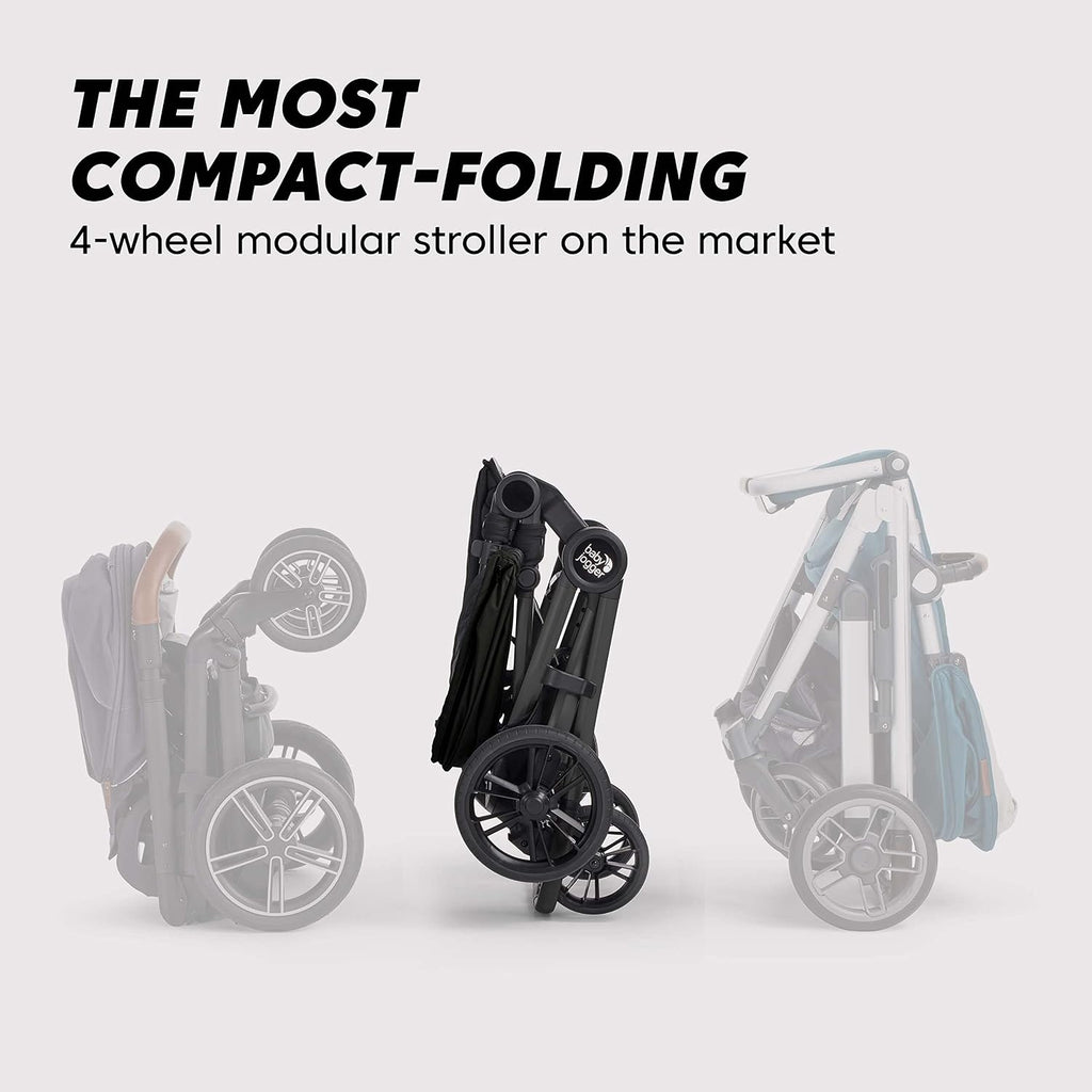 Baby Jogger® City Sights® Travel System - Convertible Stroller with Included City GO Infant Car Seat Rich Black