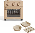 Our Place Wonder Oven + Baker's Kit | 6-in-1 Air Fryer & Toaster Oven with Steam Infusion | 3-Piece Nonstick Ceramic Bakeware Set (Round, Square & Muffin Pan) | Non-Toxic PFAS-Free Baking | Steam