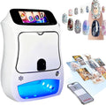 3D Smart Nail Printer Machine, Digital Nail Art Printer Machine, Portable Nail Painting Machine, Printing & Drying/Touch Scree/30s Done, Nail Art Machine for Girls' Home Nails