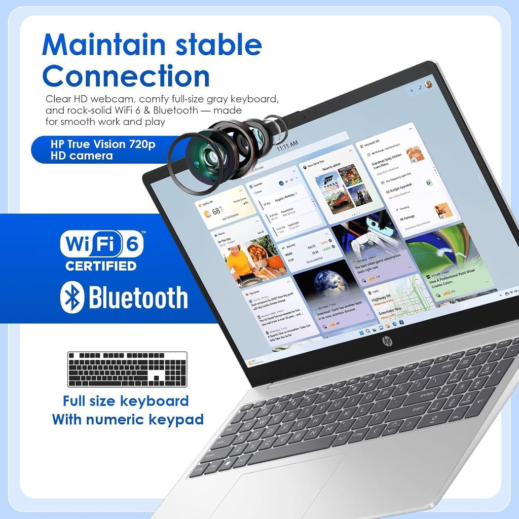 HP Pavilion 15.6' Touchscreen Laptop | 8-Core Intel Processor (Beats i5-1135G7) | FHD (1920 x 1080) | 16GB RAM - 2TB PCIe SSD | Webcam | HDMI | Long Battery Life | Win11 | Business & Fun Ready