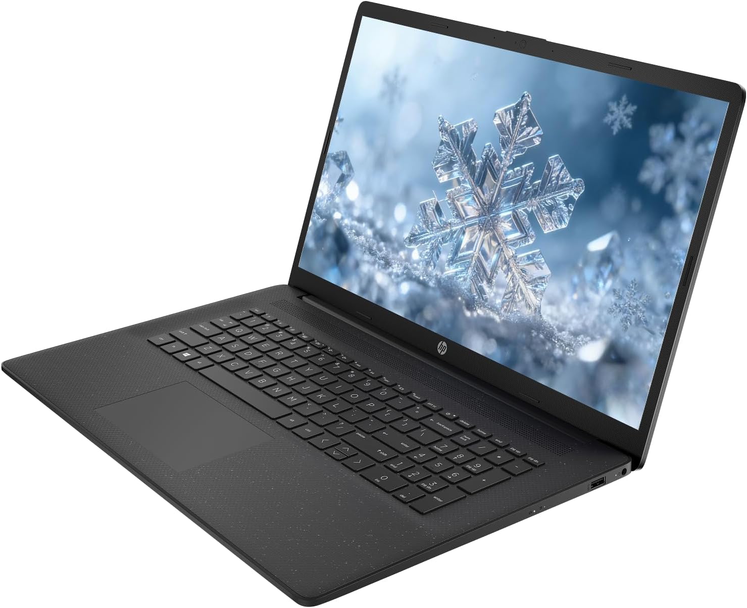HP 17.3' Business Laptop Computer, Intel 10-Core i5, 4GB RAM 256GB SSD, Windows 11 with AI Copilot Ready, Numeric Keypad, Camera Privacy Shutter, PLUSERA 8-in-1 Hub Included, Jet Black