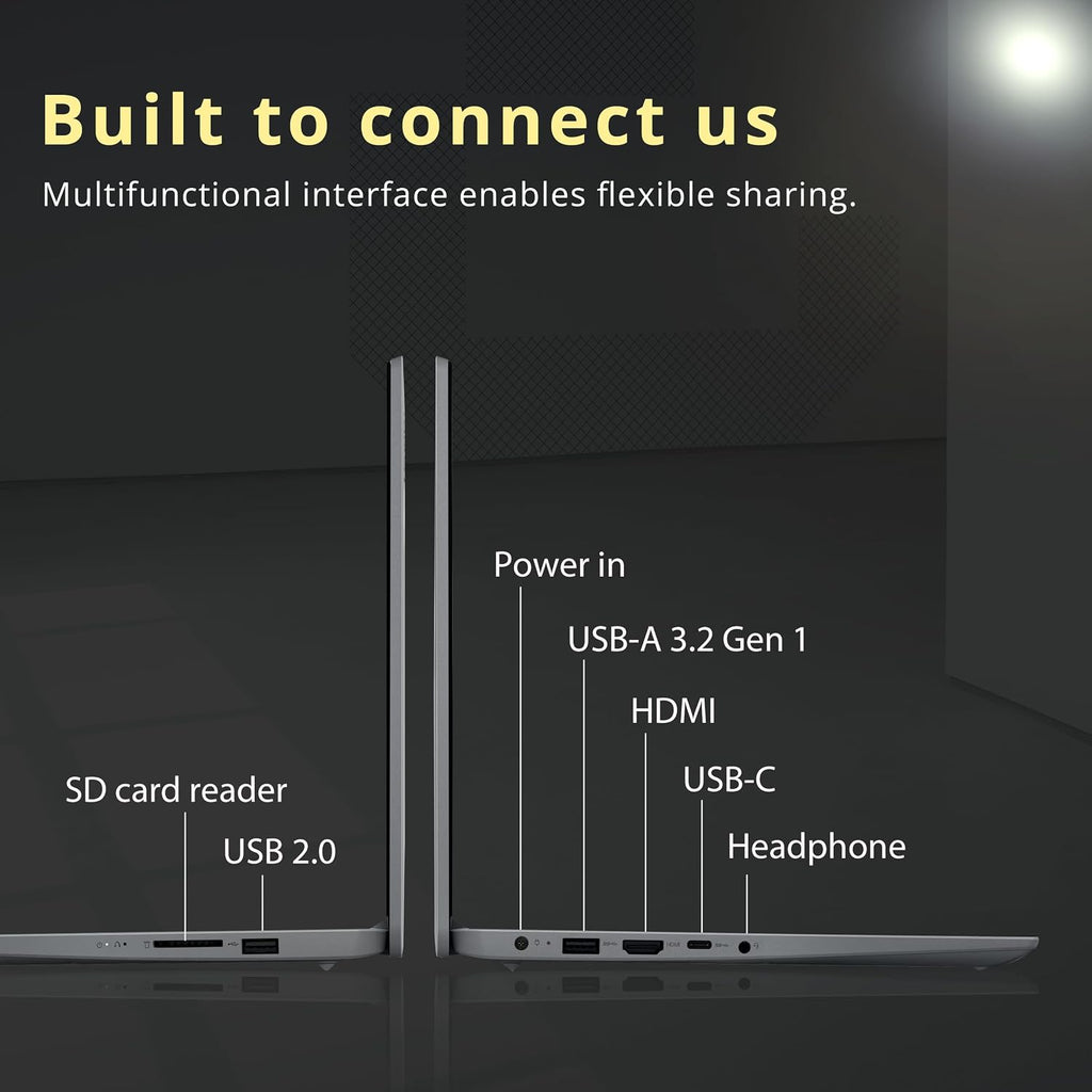Lenovo IdeaPad 1 15.6' HD Laptop for Students & Business, Intel Celeron N4500, 12GB RAM, 512GB SSD+128GB eMMC, Full-Size Keyboard, WiFi 6, 1 Year Office 365, Win 11, Gray, 160GB Docking Station Set
