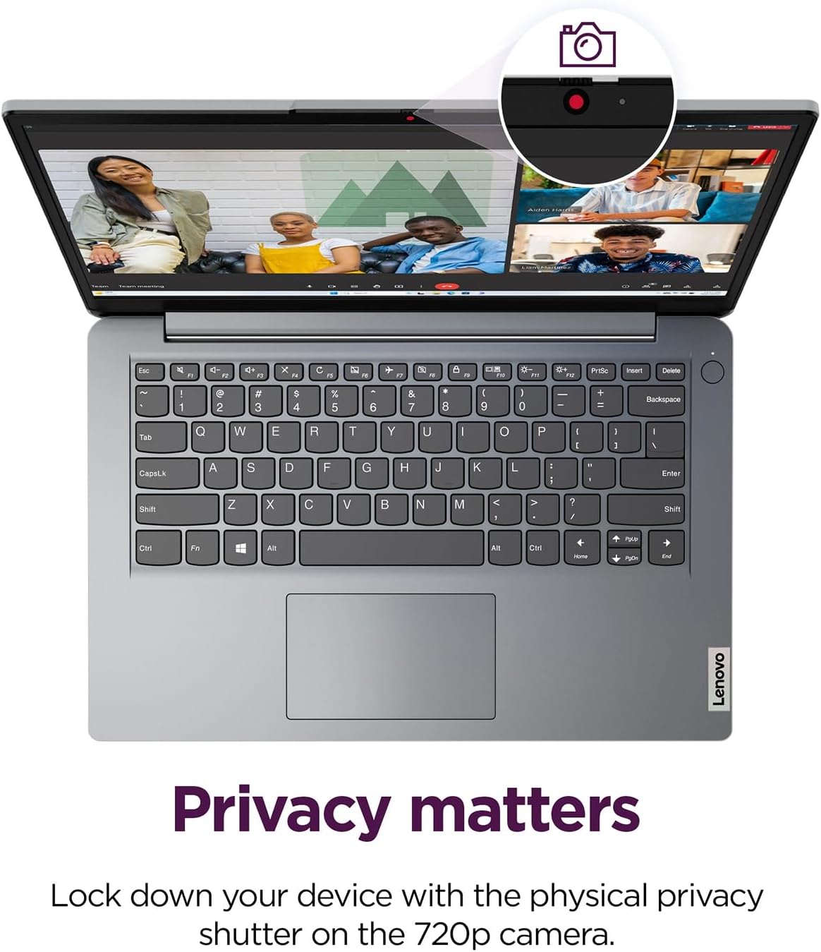 Lenovo IdeaPad 14' Laptop • 12GB RAM • 384GB Combined Storage Onboard • Intel Celeron • Intel UHD Graphics • 11HR Battery • WiFi-6 • Office 365 for The Web • Windows 11