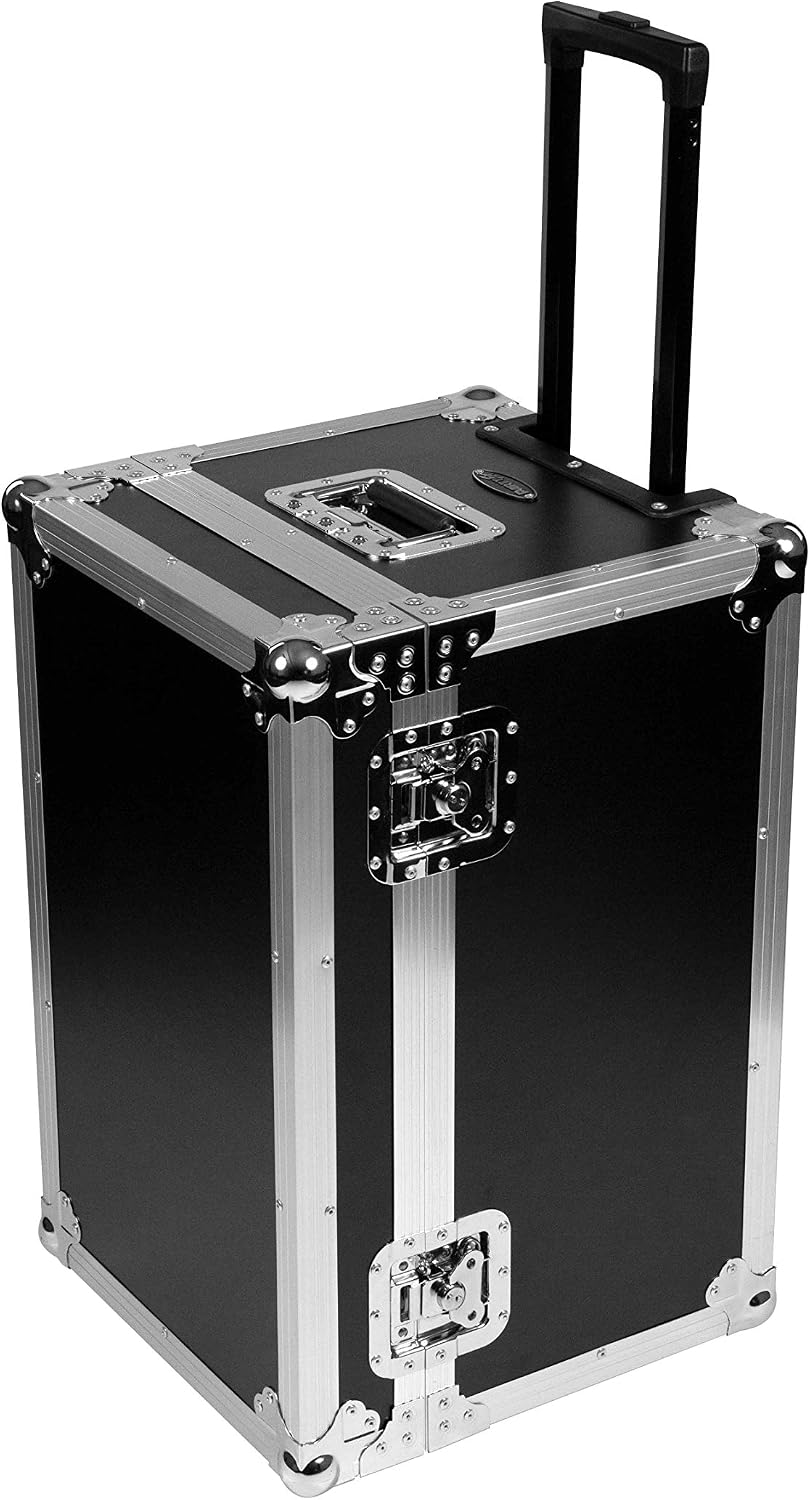 Rolling PartyFX ProX Multipurpose Locking Flight Case w/Rubber Lining and Handle