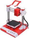 Sanpyl Mini 3D Printers, 100x100x100mm Printing Size, PLA Filament High Speed 3D Printing Machine with 4G Small Memory Card for Kids and Beginners (Orange White)