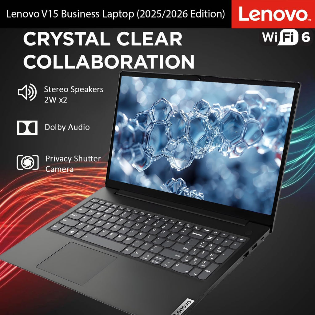 Lenovo 2026 New V15 Business and Student Laptop, Ryzen 3 7320U(Outperforms Intel i7-1065G7), 16GB RAM, 2TB SSD, 15.6' FHD, Ultra Quiet Design, Long Battery Life, Wi-Fi 6, Bluetooth 5, Windows 11 Pro
