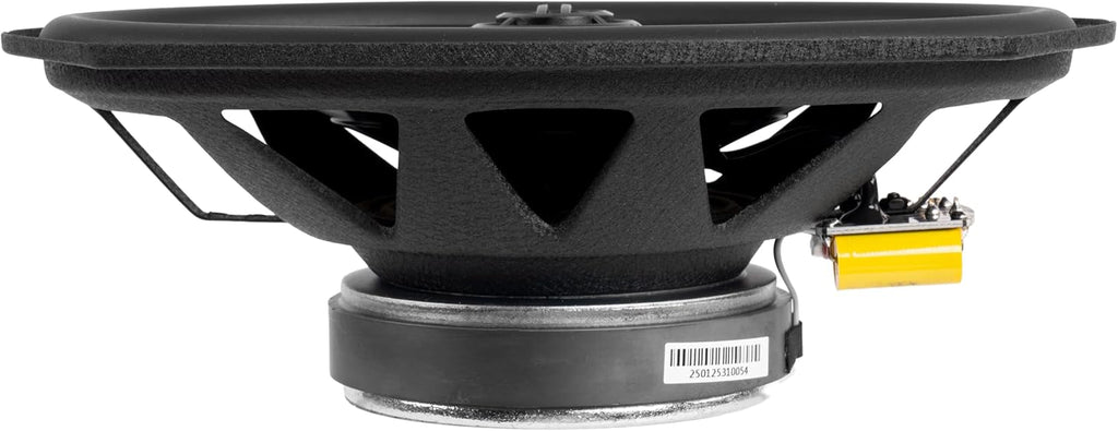 NVX® XFHD69L Premium 6x9' Motorcycle Speakers, 800W Peak (400W RMS), 2-Ohm Aftermarket Saddlebag Lid Coaxials with 1' Titanium Tweeters, Waterproof, for Harley-Davidson 1998 up (Pair)