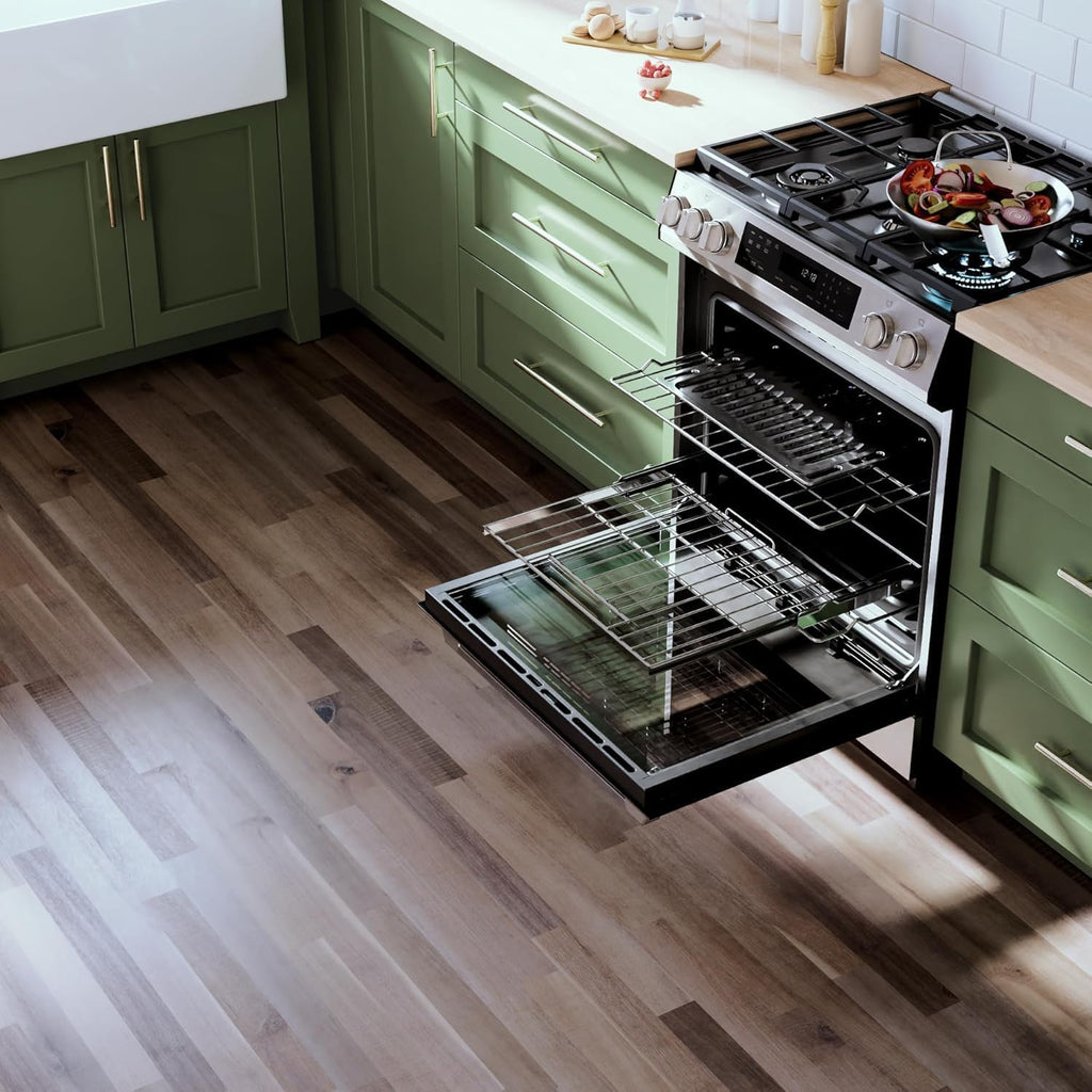 Rangaire RRG303GS 30' Glass Touch Gas Range Oven - Stainless Steel, Sealed Burners, True Convection, Self Cleaning, Easy Reach Racks