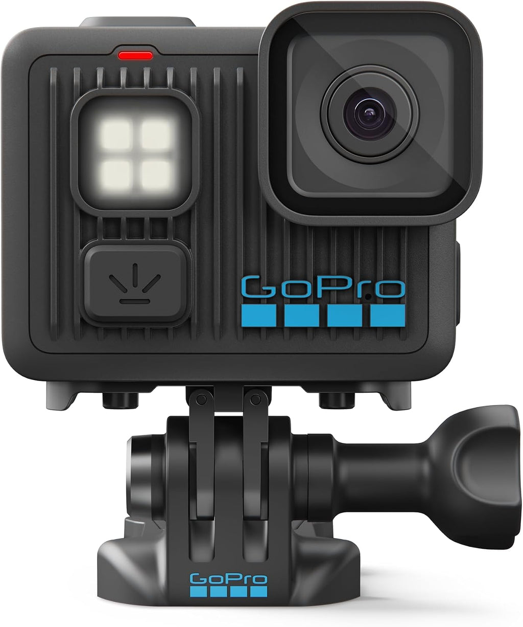GoPro LIT Hero - Lightweight, Compact, Waterproof Action Camera with Built-in Light, 4K60 Ultra HD Video, 12MP Photo, Touch Screen, HyperSmooth Stabilization
