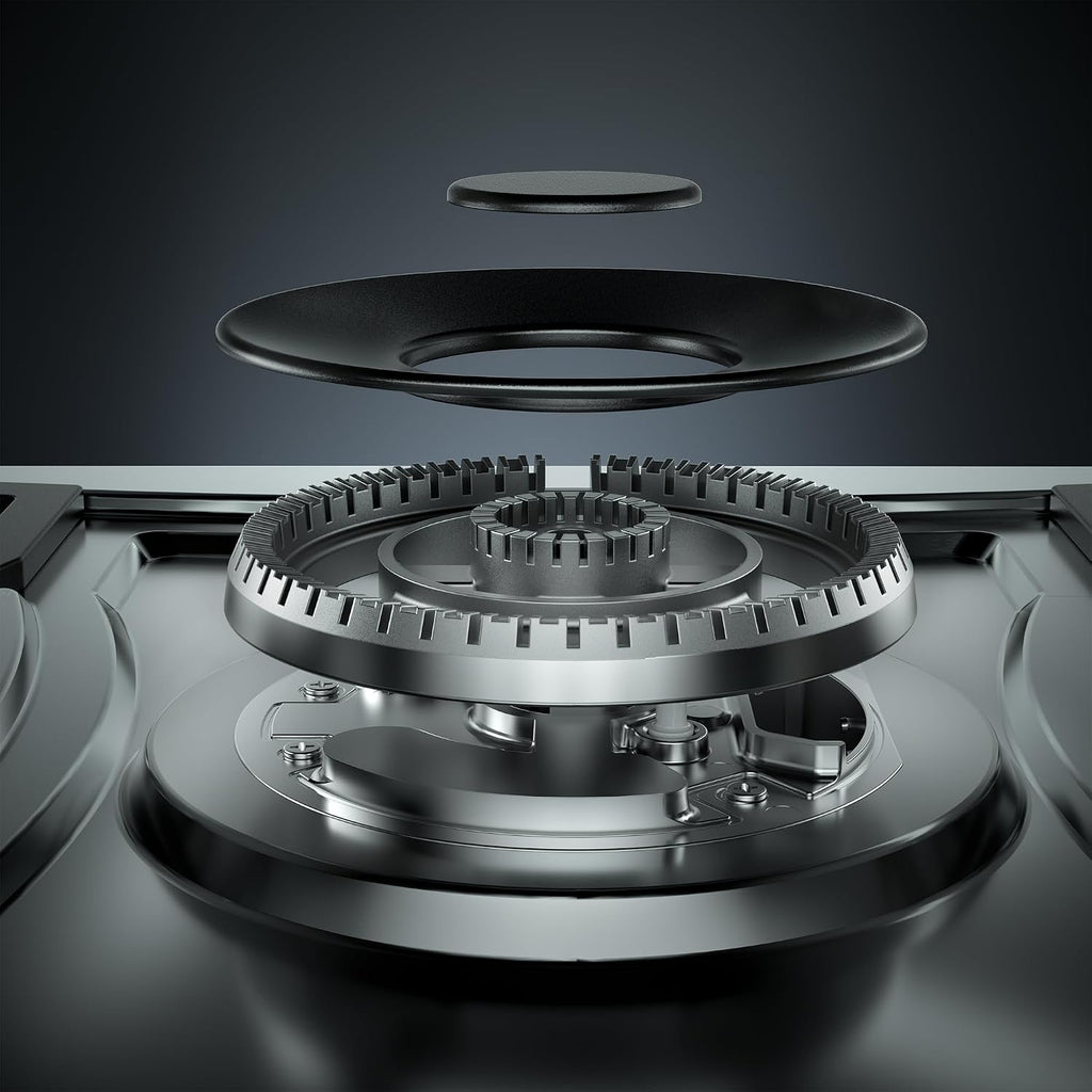 Empava 30 in. Gas Stove Cooktop with 5 3rd Gen Italy Sabaf Sealed Burners in Stainless Steel, 30 Inch