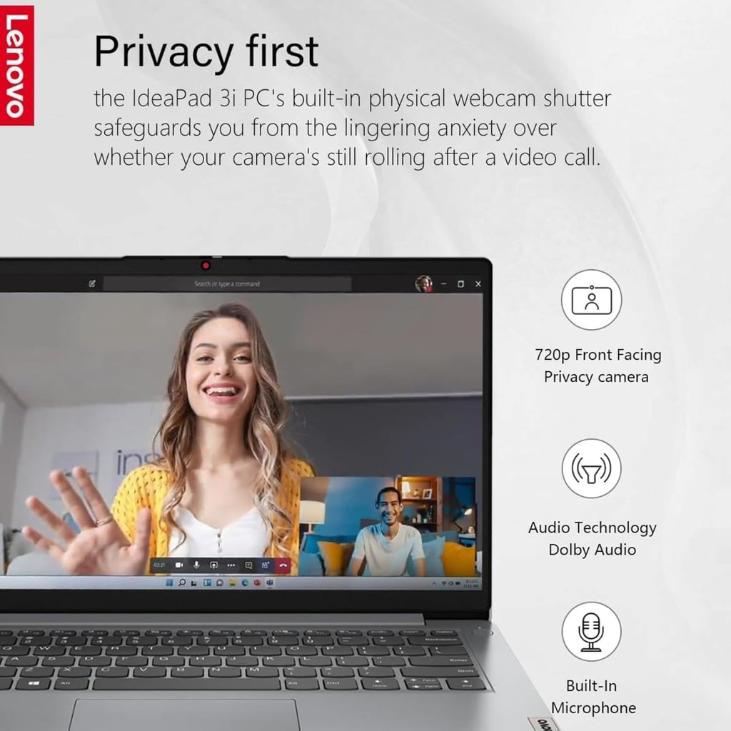 Lenovo Ideapad 3i Laptop | 15.6 inch FHD | Touchscreen | Intel 11th Gen Processor | 40GB Ram and 1TB SSD | Home and Office Use | Windows 11 Home | Arctic Grey