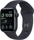 Apple Watch SE (2nd Gen) [GPS 40mm] Smart Watch w/Midnight Aluminum Case & Midnight Sport Band - S/M. Fitness & Sleep Tracker, Crash Detection, Heart Rate Monitor, Retina Display, Water Resistant