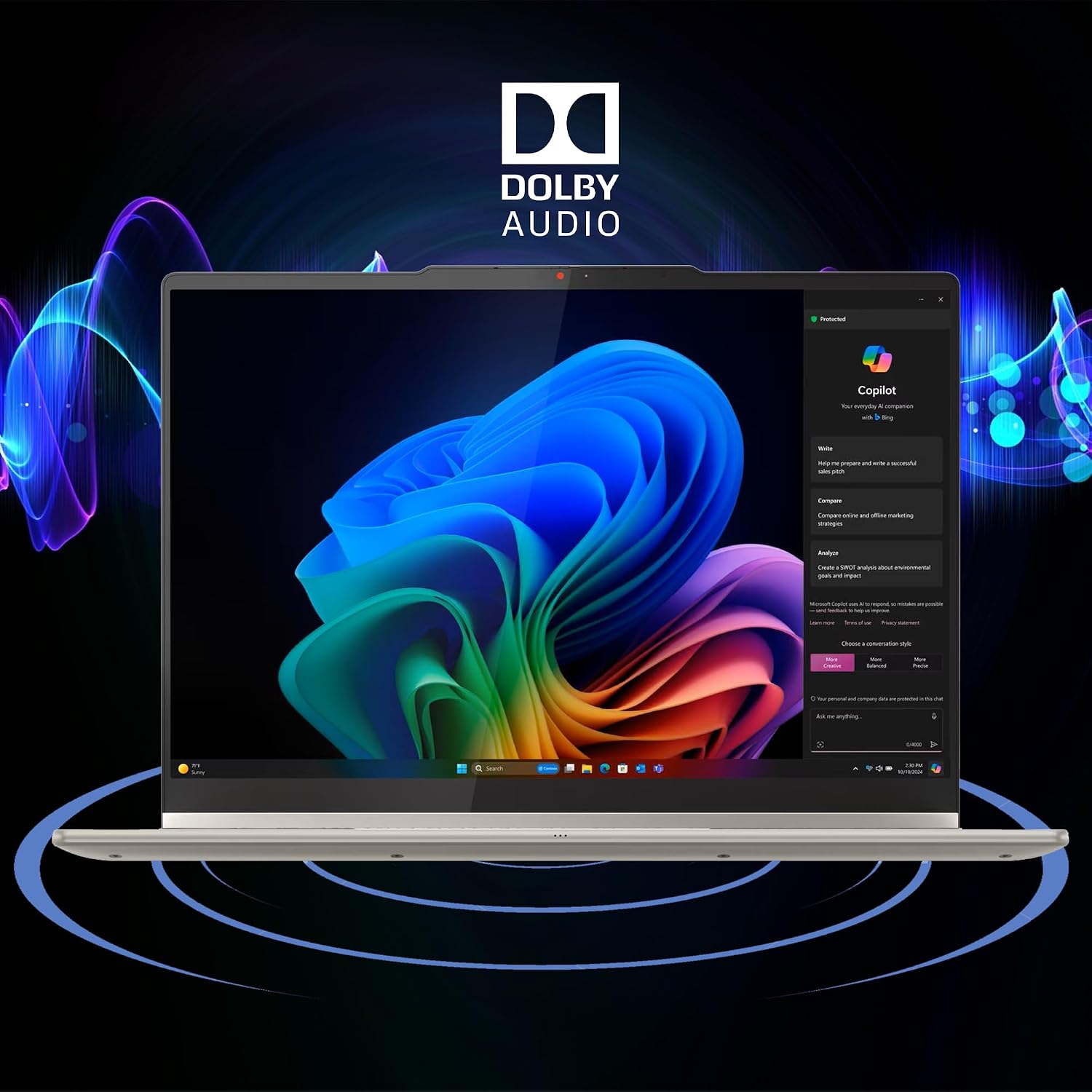 Lenovo Yoga 7 2-in-1 Laptop 14' WUXGA OLED Touch (100% DCI-P3, 600nits HDR) AMD 6-core Ryzen AI 5 340 (Up to 50 Tops) 16GB RAM 512GB SSD for Creator Business Professional Win11 ICP Hub w/Copilot AI