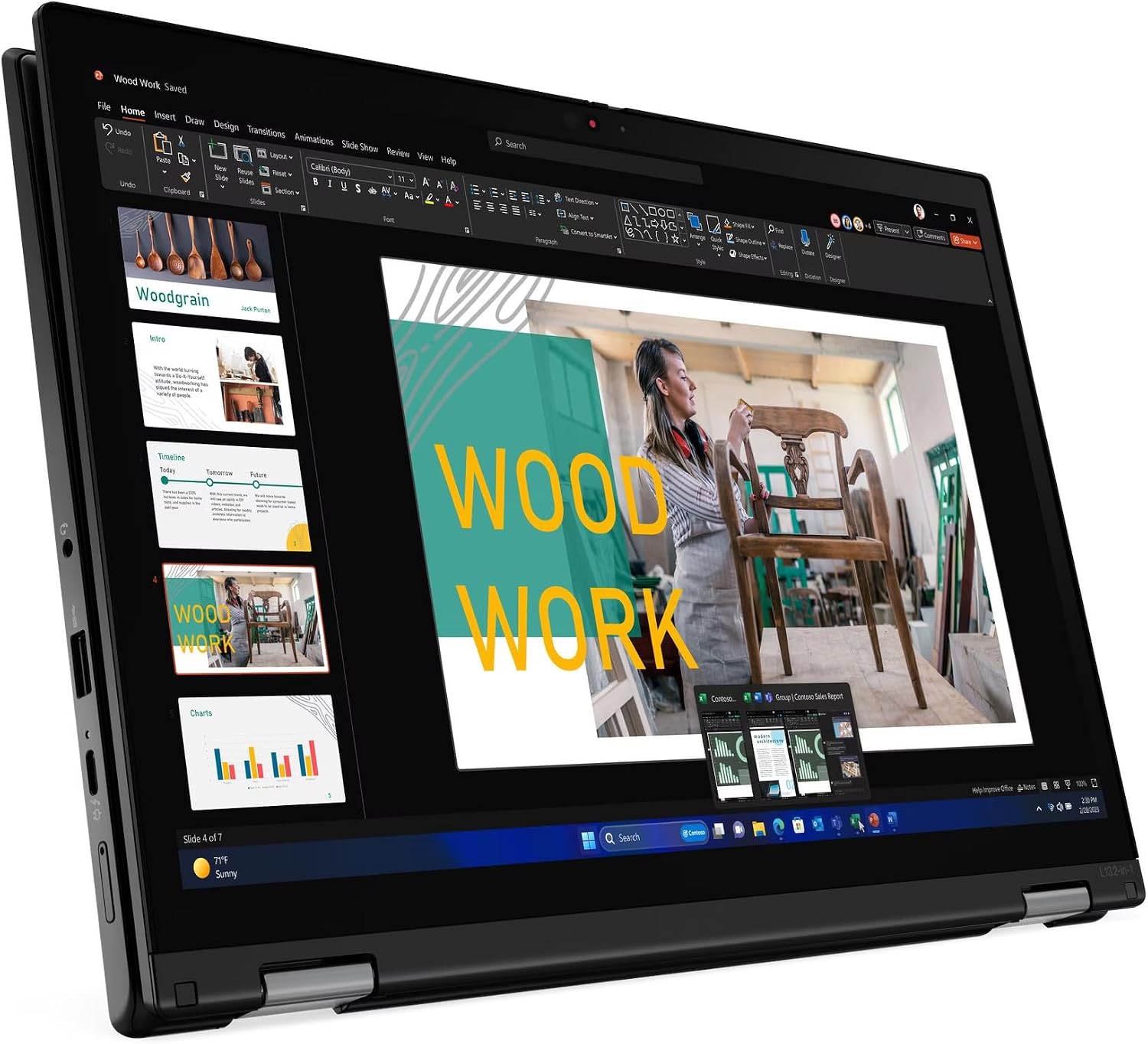 Lenovo ThinkPad L13 Yoga Gen 5 2-in-1 Business AI PC Laptop (13.3' FHD+ Touchscreen, Intel Core Ultra 5 125U, 16GB DDR5 RAM, 512GB SSD) Backlit, Fingerprint, 1080P IR Webcam, Thunderbolt 4, Win 11 Pro