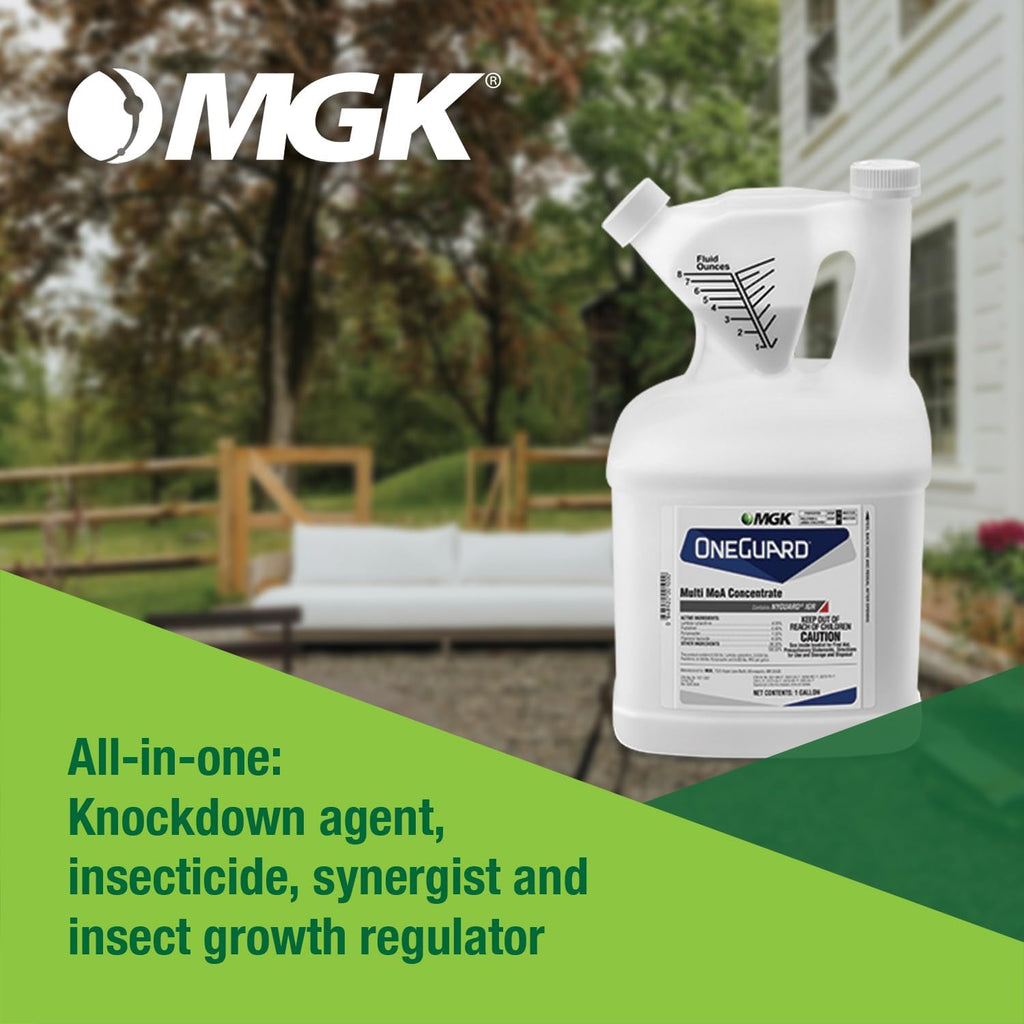 MGK OneGuard® Multi MoA Concentrate | Long-Lasting Insecticide | Professional Pest Control Product | Flea, Tick, Fly, Cockroach, Spider, Scorpion, Mosquito Concentrate | Quart