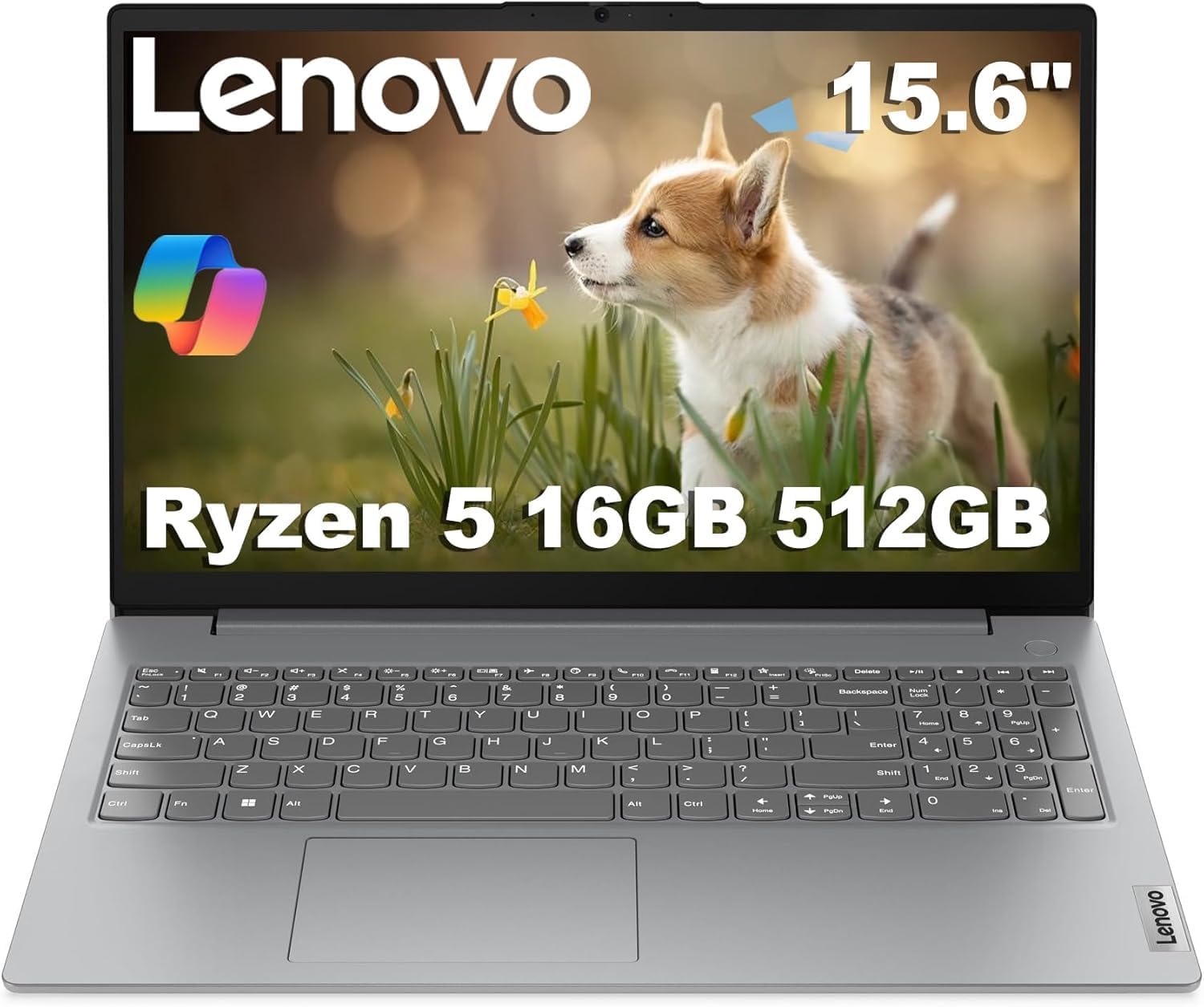 Lenovo Laptop V15 for Business and Student (15.6' FHD Anti-Glare, AMD Ryzen 5 7520U (> Intel i5-1235U), 16GB DDR5 RAM, 512GB SSD), Numeric Keypad, Webcam Ethernet, Wi-Fi 6, Win 11 Pro (Renewed)