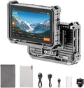 VILTROX DC-X3 Touchscreen Camera Monitor Kit with Rig Cage, 2000 nits 4K SDI HDMI in/Out Video Field Monitor Kit with Sunshade Hood, 3D LUT, Waveform, Histogram & Vectorscope Tools, Black