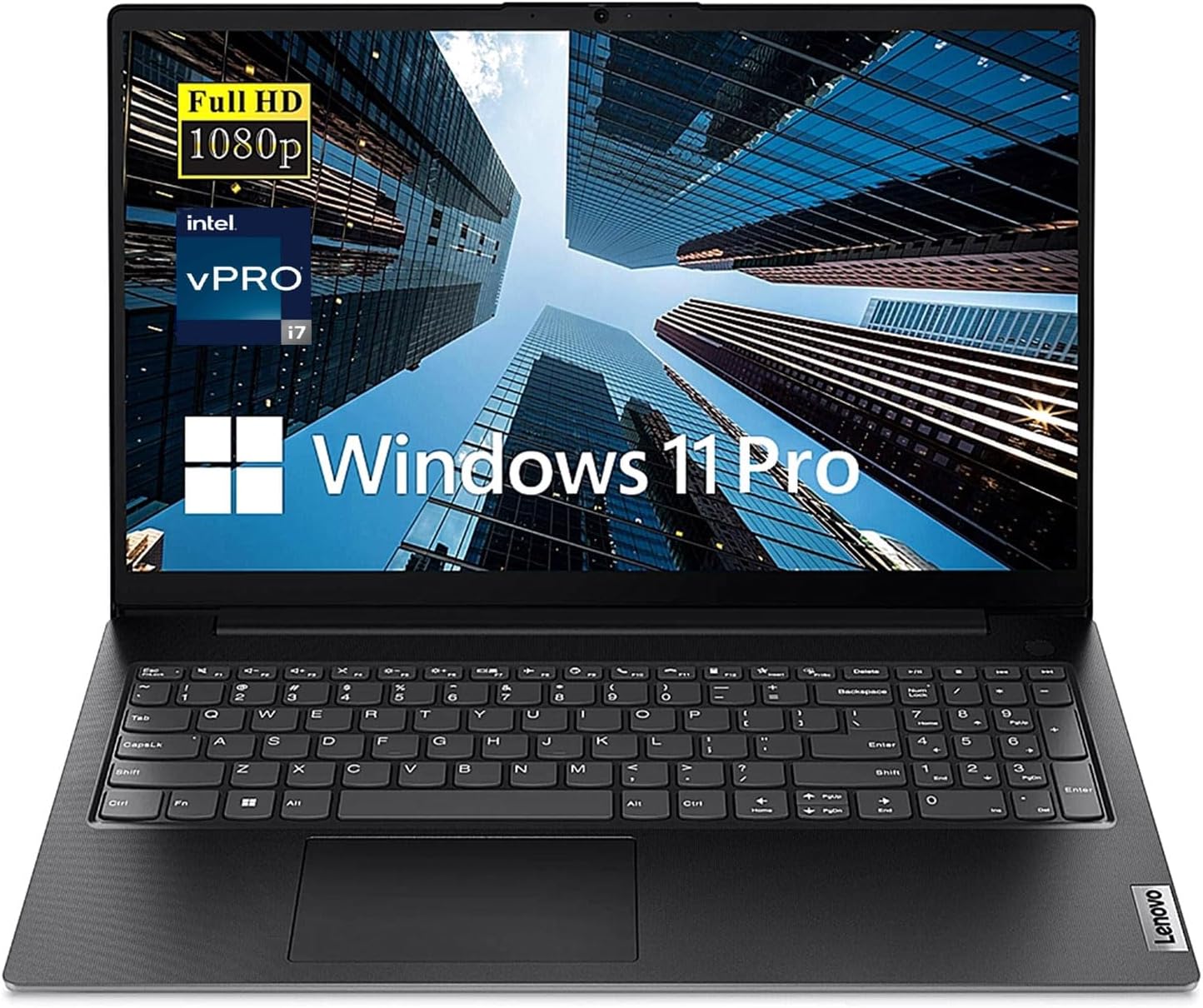 Lenovo V15 Gen 4 Business Laptop, 15.6' FHD Screen, 13th Gen Intel 10 Cores i7-1355U up to 5.0GHz, 16GB RAM, 1TB PCIe SSD, HD Camera with Privacy Shutter, Wi-Fi, HDMI, Windows 11 Pro, Black