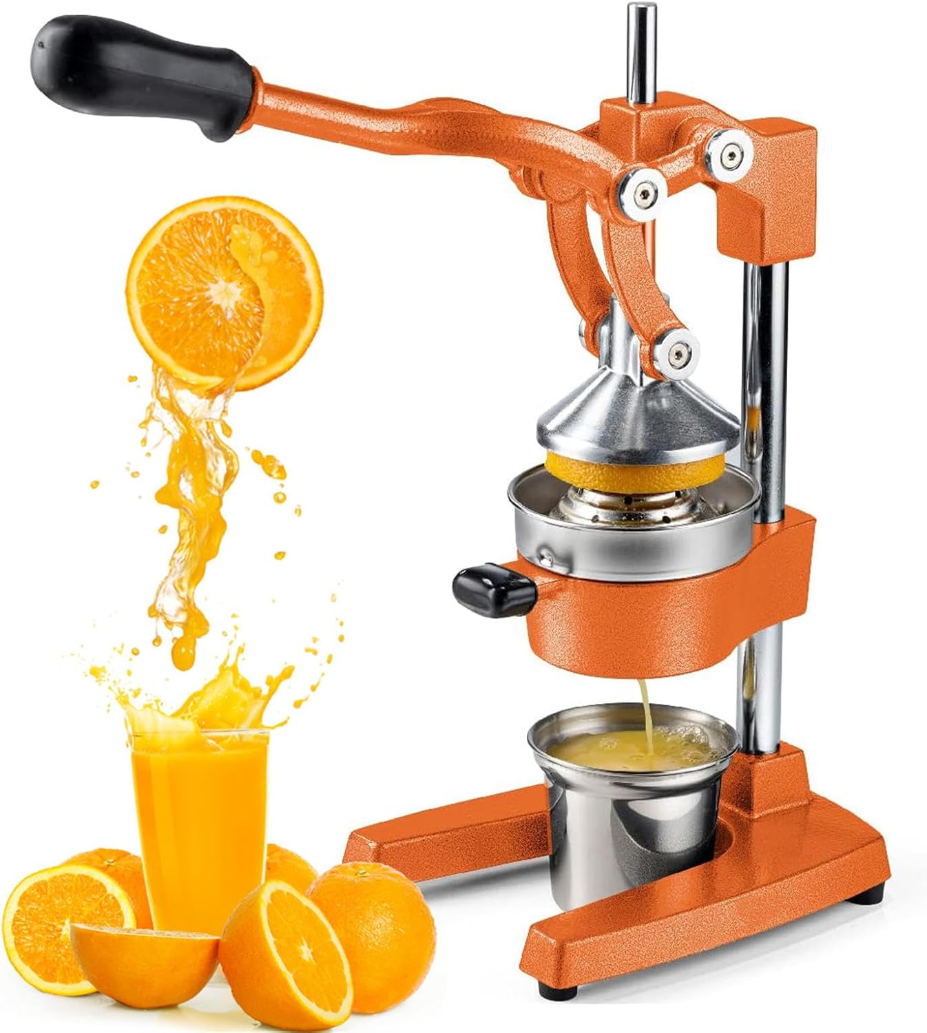 Hand Press Juicer Machine, Manual Orange Juicer Professional Citrus Juicer, Commercial Lemon Squeezer and Orange Crusher, Easy to Clean