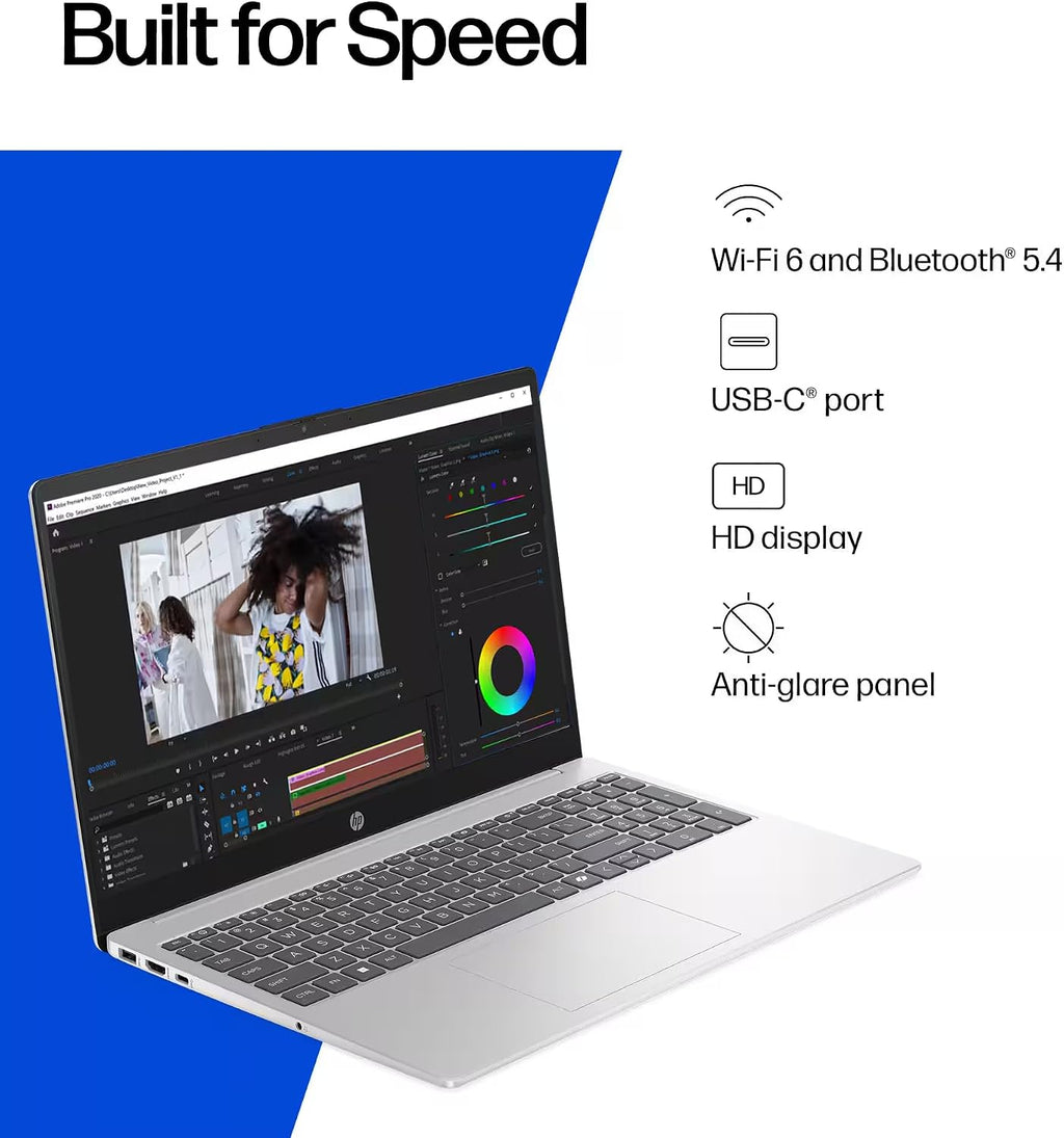 HP Premium 15.6' HD Touchscreen Business Laptop, 32GB RAM, 1.5TB Storage (1TB SSD+500GB Ext), 6-Core Intel i3 Processor (Upto 4.4GHz), Long Battery, MarxsolAccessory, Lifetime Office 2024, Win 11 Pro