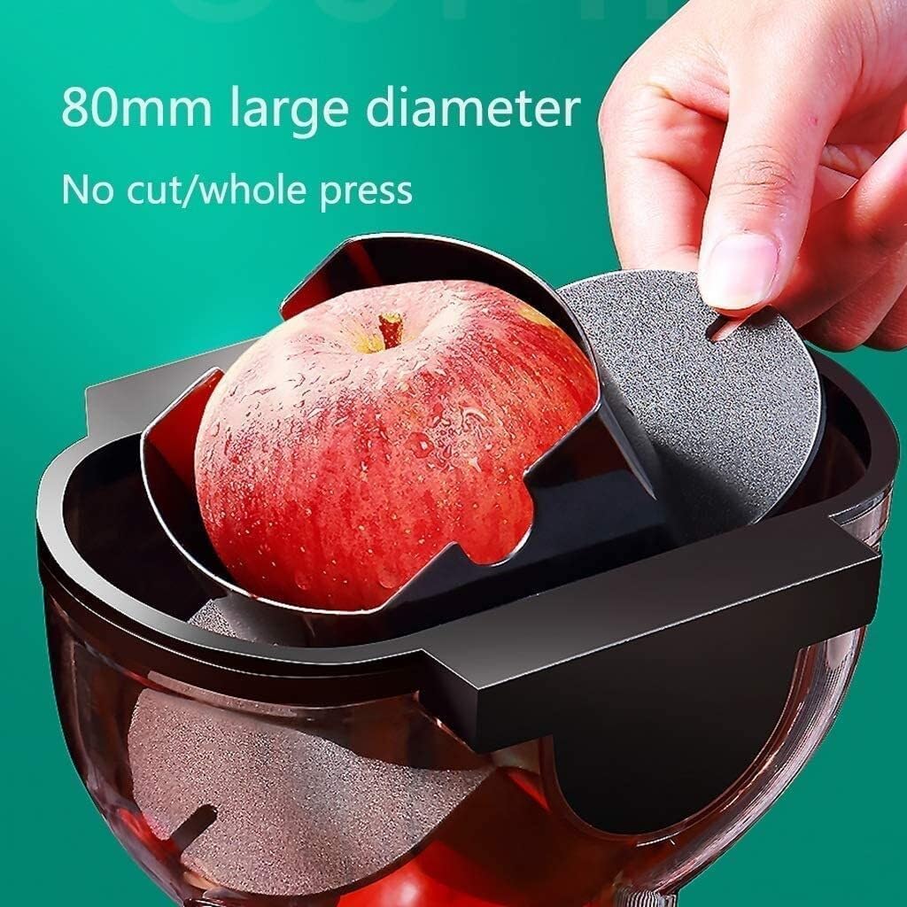Multifunctional Electric Juicer, Masticating Juicer Extractor, 85% Juice Yield, Easy to Clean, Quiet Motor, Cold Press Juicer for Fruits & Vegetables