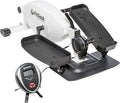 FitDesk Under Desk Bike Exercise Machine, Compact Magnetic Pedal Exerciser, Mini Elliptical, Quiet Seated Cardio Trainer for Home Office Workouts, Adjustable Resistance Bike for Desk Fitness