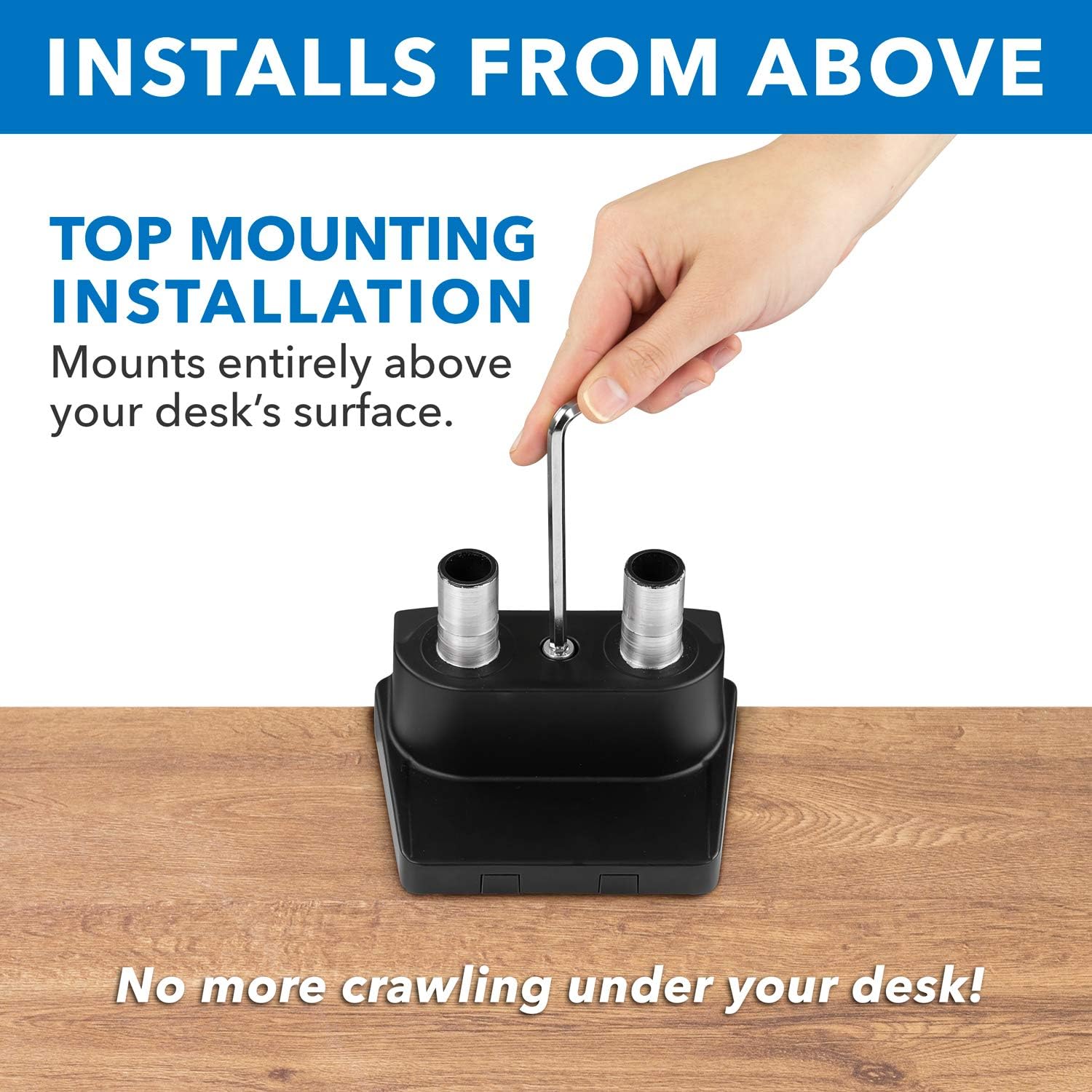 Mount-It! Dual Monitor Arm Mount Desk Stand | Premium Quality | Articulating Mechanical Spring Height Adjustable | Fits Two 24 27 29 30 32 Inch VESA 75 100 Compatible Screens | C-Clamp and Grommet