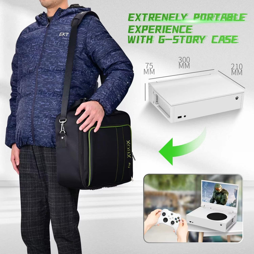 G-STORY 12.5'' Portable Monitor for Xbox Series S, 1080P Portable Gaming Monitor IPS Screen for Xbox Series S（not Included） with Two HDMI, HDR, Freesync, Game Mode, Travel Display