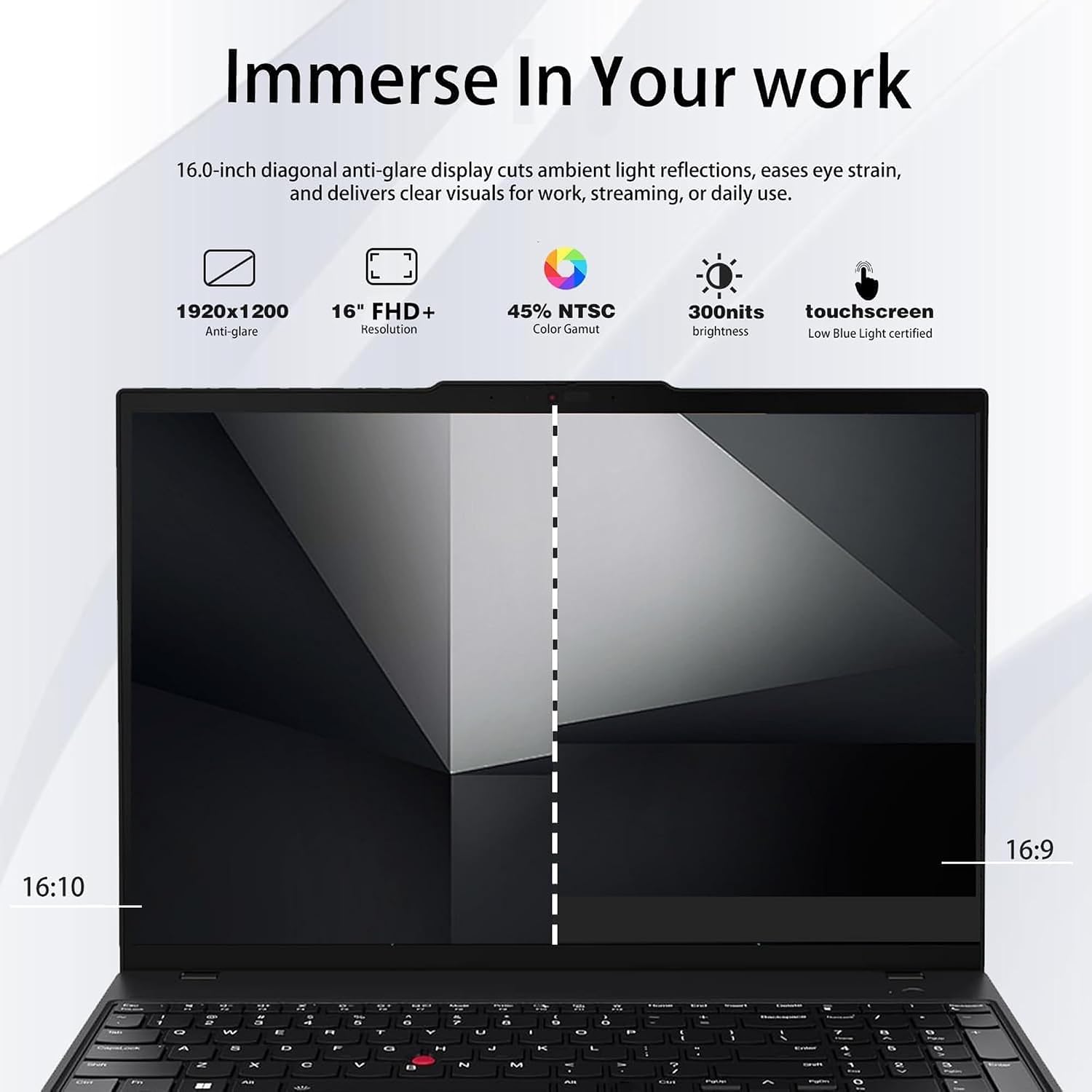 Lenovo ThinkPad E16 Gen 3 Business Laptop | 16' FHD+ | Intel Ultra 7 255H | 16GB RAM | 512GB SSD | Fingerprint | Backlit KB | HDMI | FHD Webcam | Wi-Fi 6E | Win 11 Pro | AI - Black