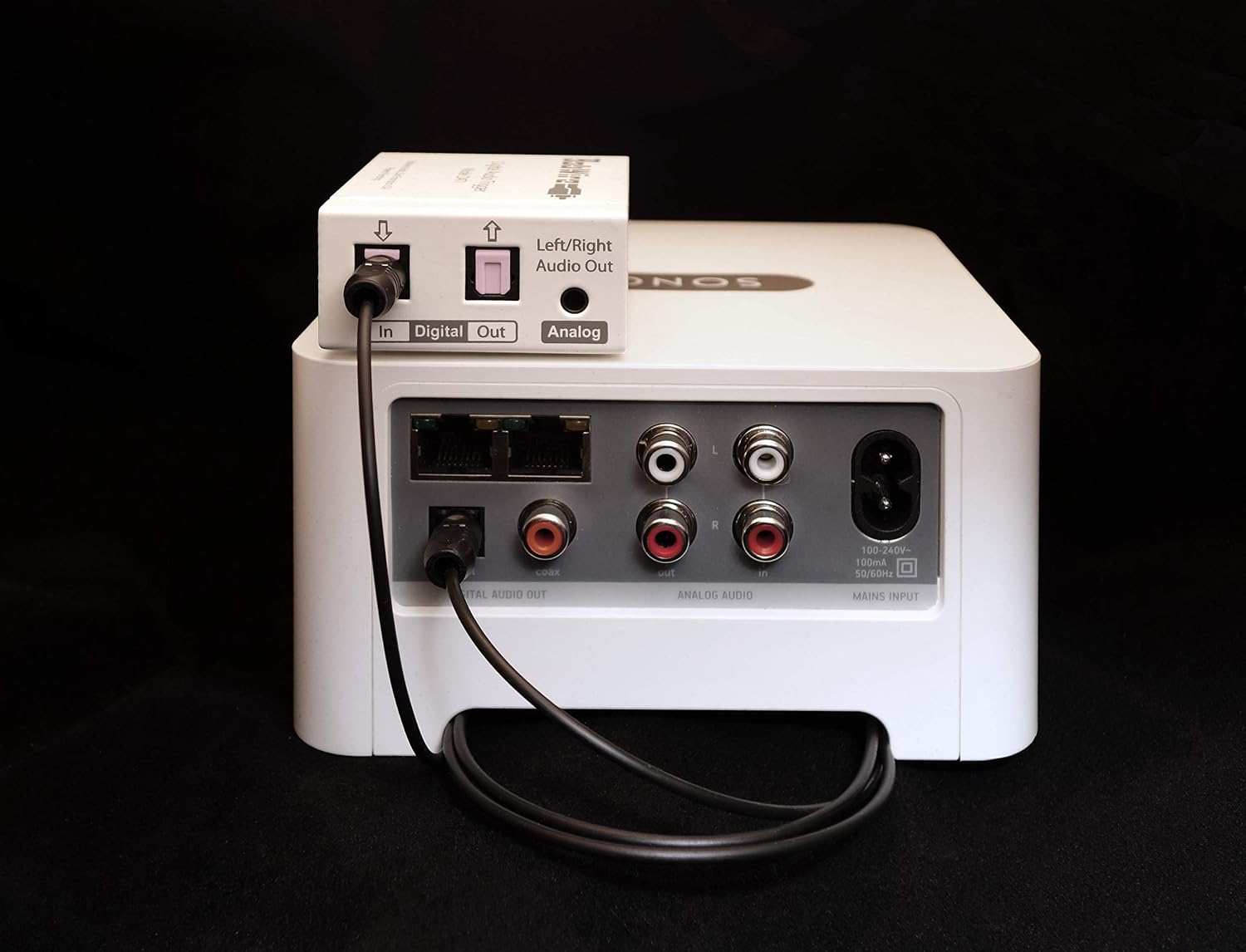 Digital Audio Trigger Device with 12V Outputs - BobWire DAT1 Ads a 12 Volt Trigger Output to TVs, Streamers & DACs, auto Power on amplifiers or TV Lifts. Compatible with Sonos Connect & Echo Link.