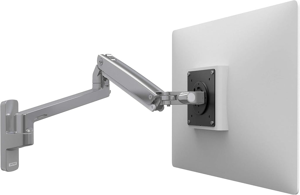 Ergotron – MXV Single Monitor Arm, VESA Wall Mount – for Monitors Up to 34 Inches, 7 to 20 lbs – Polished Aluminum
