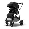 Mompush Wiz 2 in 1 Baby Stroller with Infant Pramette Mode, One Hand Fold Convertible Newborn to Toddler Stroller with Reversible Seat and Large UPF 50+ Canopy