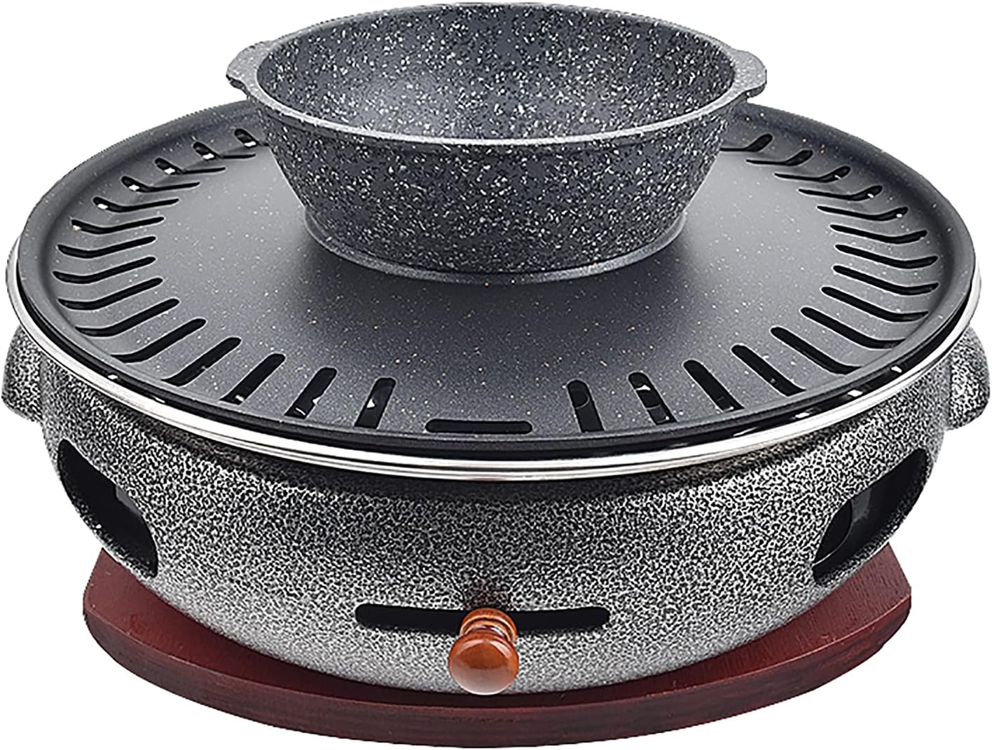 BBQ Barbeque Barbecue Grill, BBQ, Multifunctional Smokeless Charcoal Grill, Household Korean BBQ Grill, Split Design, Outdoor/Indoor (Color : G)