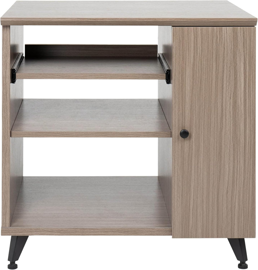 Gator Frameworks Elite Furniture Series Sidecar Cabinet with with Configurable Rack Space & Shelving (GFW-ELITESIDECAR-Gry)