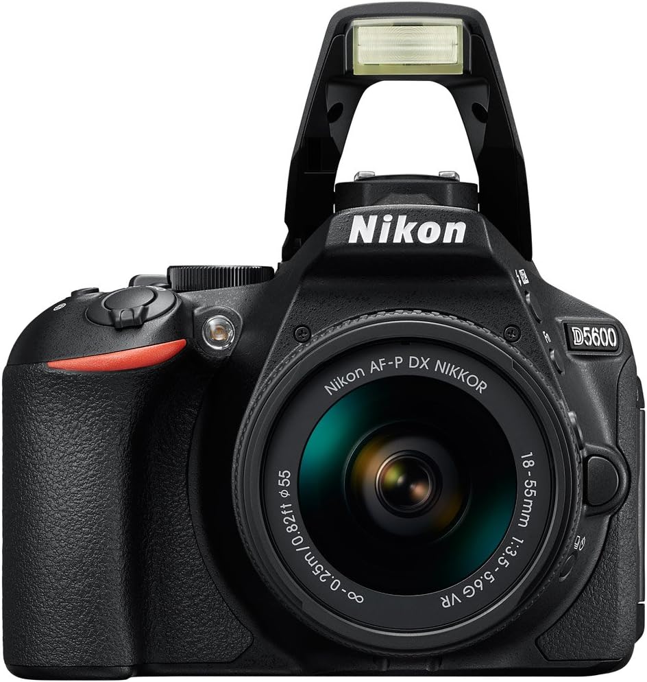 Nikon D5600 Digital SLR Camera & 18-55mm VR DX AF-P Lens - (Renewed)
