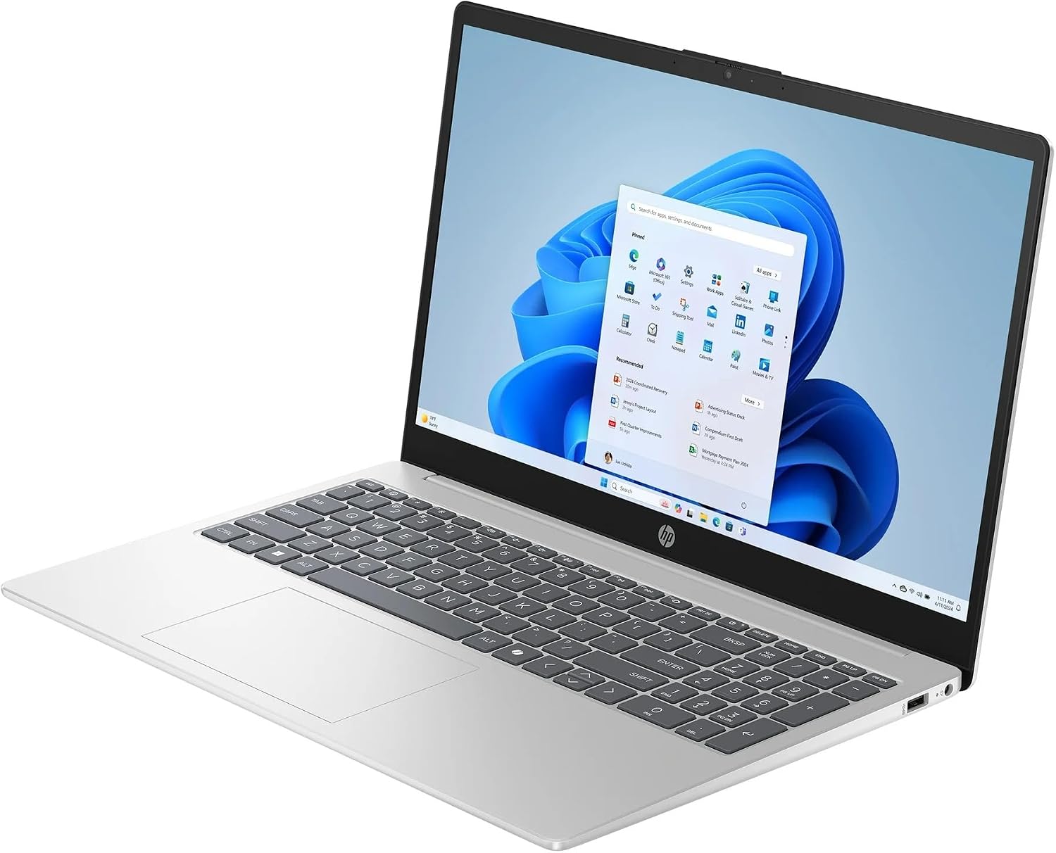 HP 15.6 Touchscreen Laptop for Work & Study, AMD Ryzen 7 7730U, 15.6' FHD Touch Display, AMD Radeon Graphics, Copilot AI, WiFi 6, Numeric Keypad, Windows 11 Pro, 64GB RAM, 1TB SSD