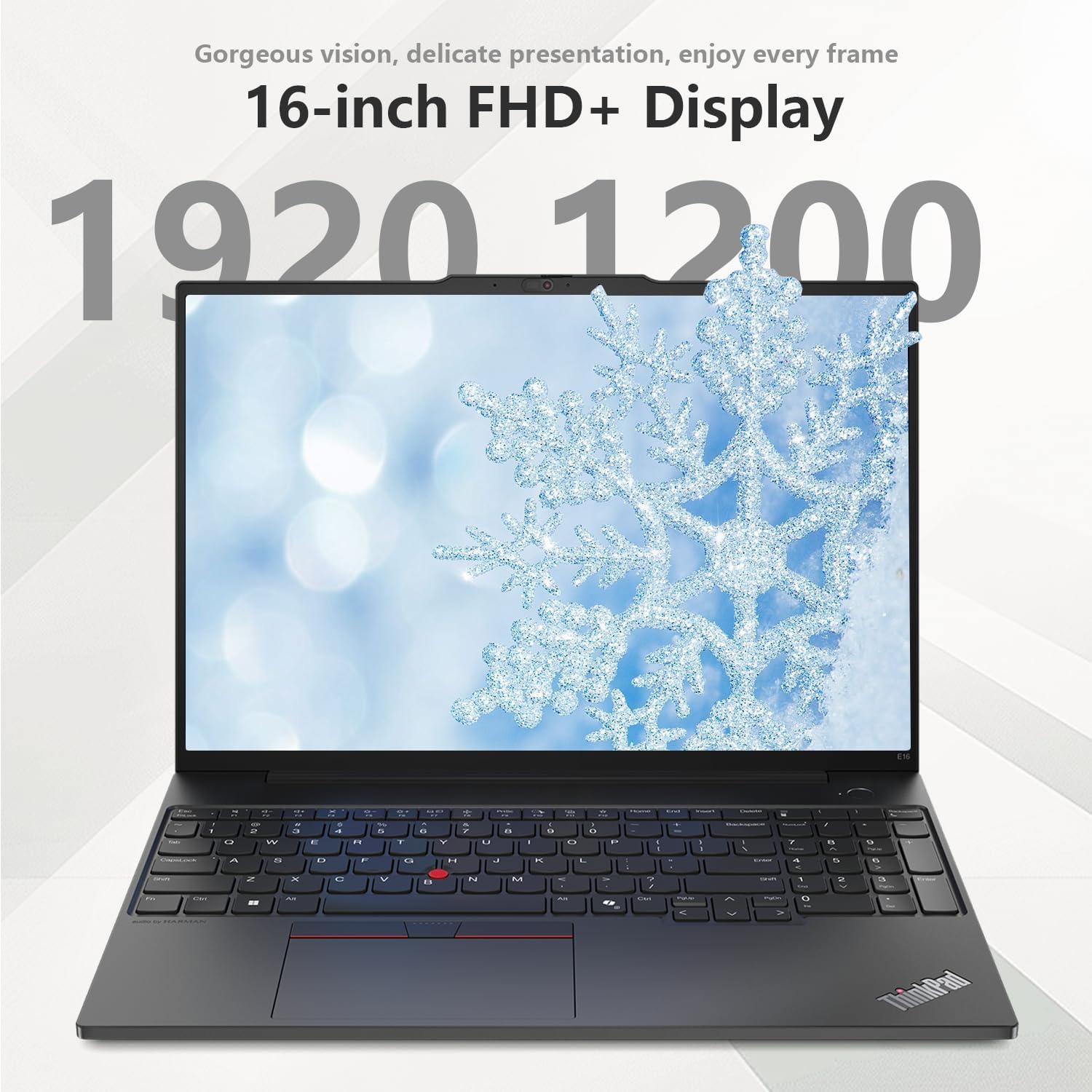 Lenovo ThinkPad E16 Gen 2 Business Laptop, 16' FHD+ Display, AMD Ryzen 7 7735U, 64GB DDR5 RAM, 1TB SSD, Fingerprint, Backlit, Wi-Fi 6, Windows 11 Pro, Bundle with Thunderobot 7-in-1 USB-C Hub