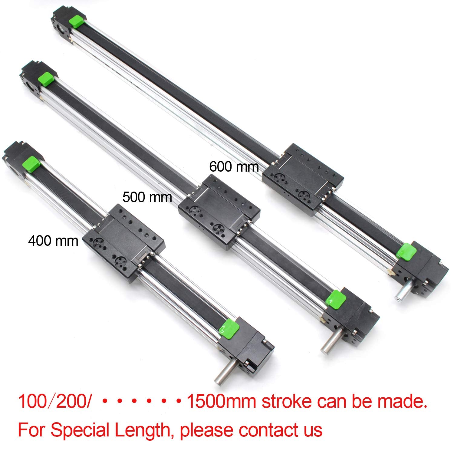 High Speed 1200 MM 48 INCH Stroke Belt Drive Linear Guide Rail Motion Slide Actuator Module for CNC Linear Position Kit