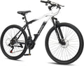 CamPingSurvivals 26/27.5' Mountain Bike 21 Speed Men's Mountain Bike with Lightweight Aluminum Frame, Powerful Dual Disc Brake, Precision 21 Speed Shifting, Men's Bicycle for Commuter & Travel