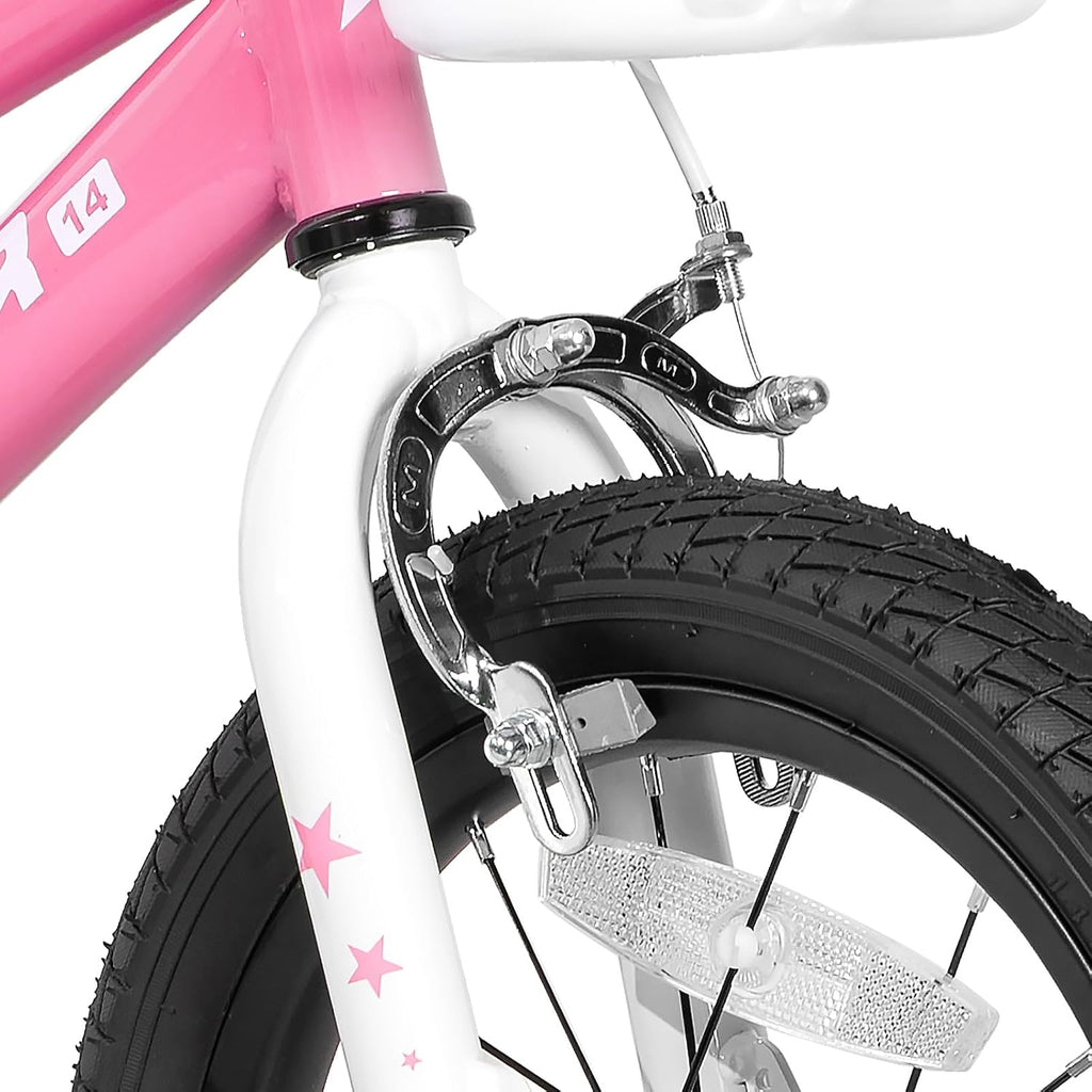 JOYSTAR Pluto 12 14 16 18 20 Inch Kids Bike with Light Up Training Wheels, Kids' Bicycle for Boys Girls Age 3-12 Years, Children Bikes, Multiple Colors